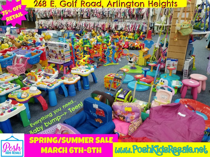 3-Day Posh Kids Resale Pop-Up Spring/Summer MEGA SALE