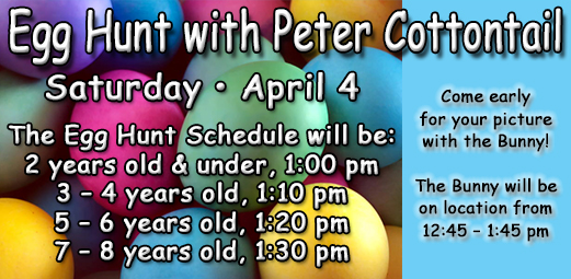 Egg Hunt with Peter Cottontail